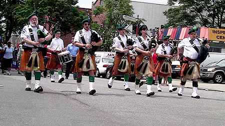 Pipes & Drums of County Armagh in Ireland